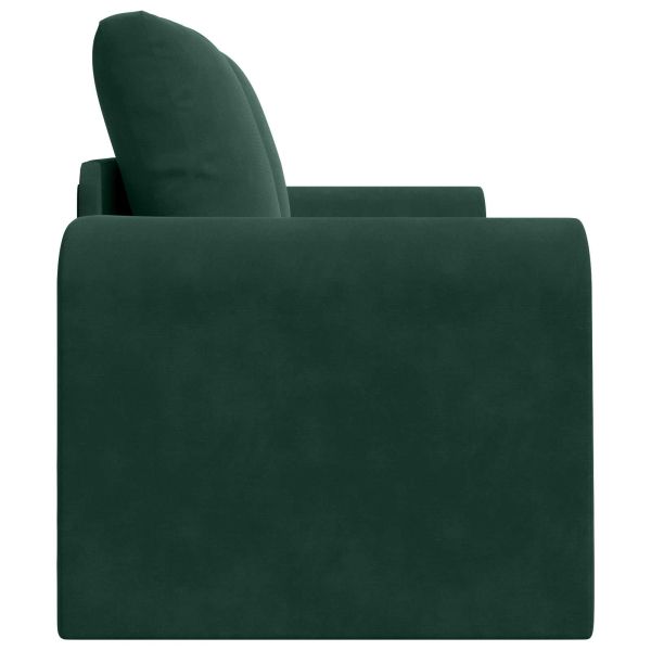 Диван легло 60cm Тъмен зелен Кадифе