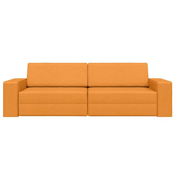 Диван легло 200cm Тъмен жълт текстил