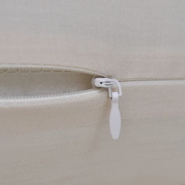 Калъфки за възглавници, 4 бр, памук, 40 x 40 см, бежови