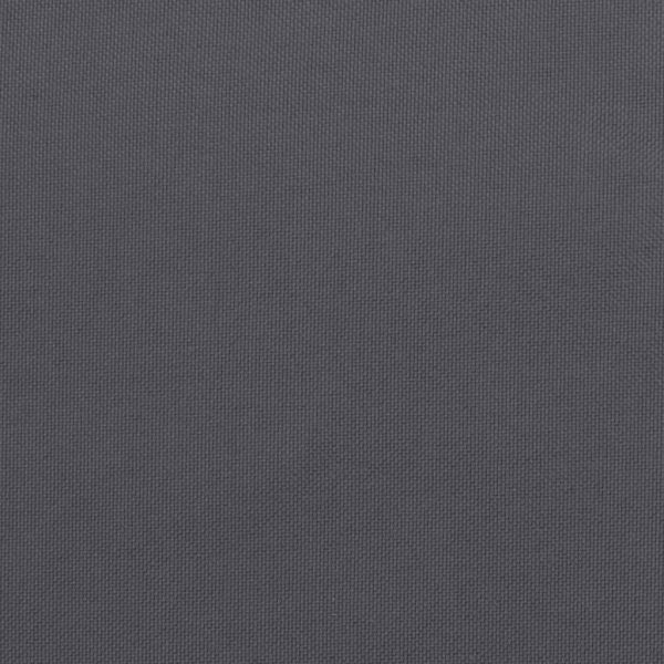 Палетна възглавница, антрацит, 50x40x12 см, текстил