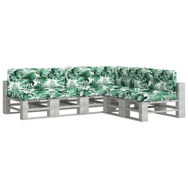 Палетни възглавници, 7 бр, на листа, текстил