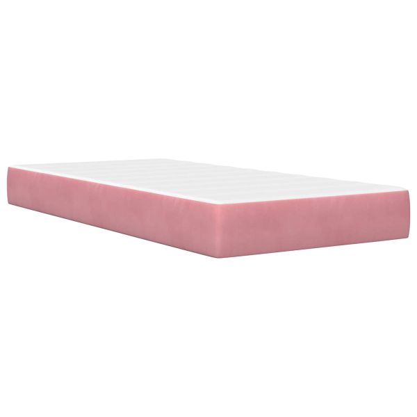 Рамка за легло с матрак Розово 80 x 200 cm Кадифе