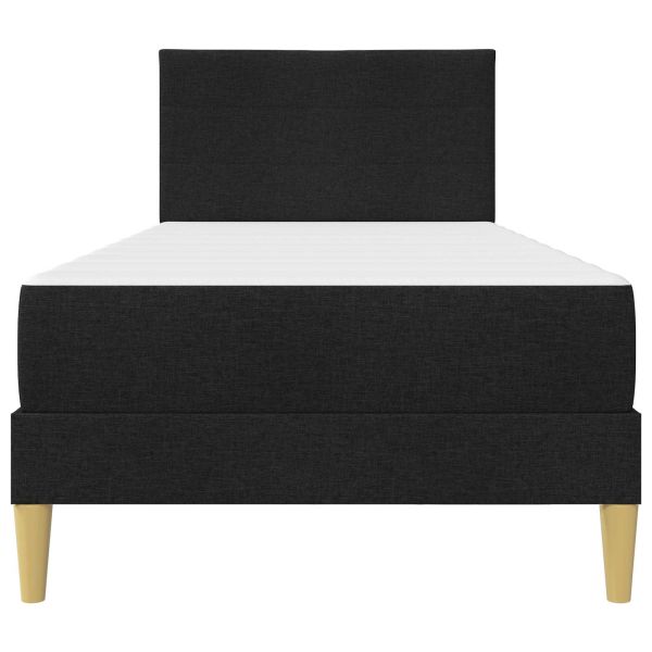 Рамка за легло Черен 90 x 190 cm Полиестер