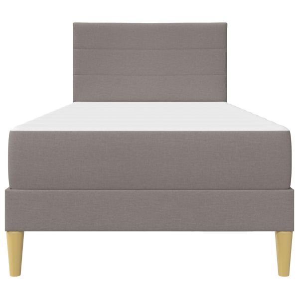 Рамка за легло Таупе 100 x 200 cm Полиестер