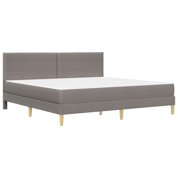 Рамка за легло Таупе 180 x 200 cm Полиестер