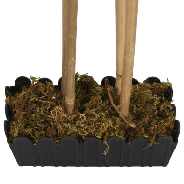 Изкуствено бамбуково дърво 760 листа 120 см зелено