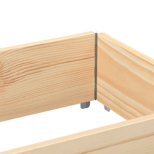 Палетна страница, 150x50 см, борова дървесина масив