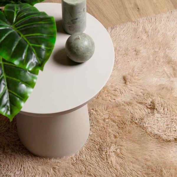 Шаги килим с дълъг косъм, NAVARRA, Бежов, 200x290 см, полиестер