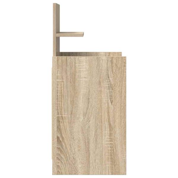 Нощни шкафчета с 2 чекмеджета 2 бр., дъб сонома 38x34x80 см