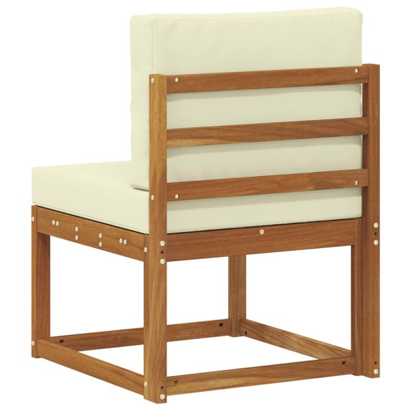 Среден диван за открито Солидно акациево дърво Естествен