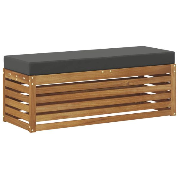 Столче пейка Натурален и Антрацит 115 x 43 x 37 см