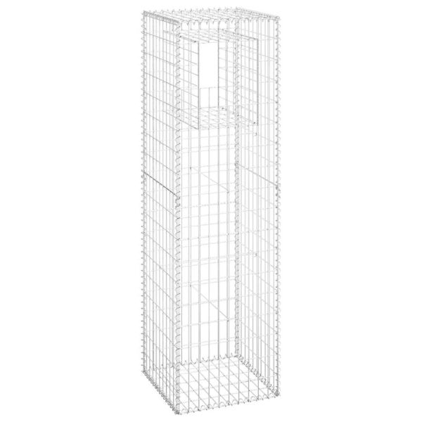 Габионна кошница стълб, 50x50x180 cм, желязо