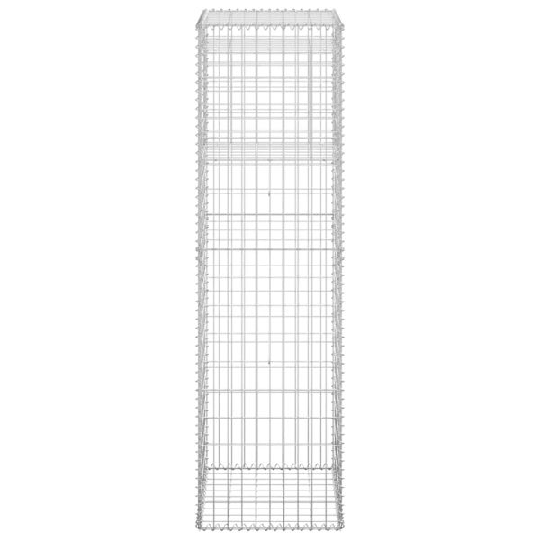Габионна кошница стълб, 50x50x180 cм, желязо