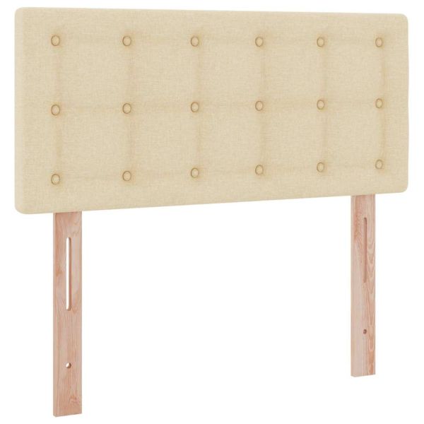 Легло с място за съхранение и матрак Кремав 100 x 200 cm