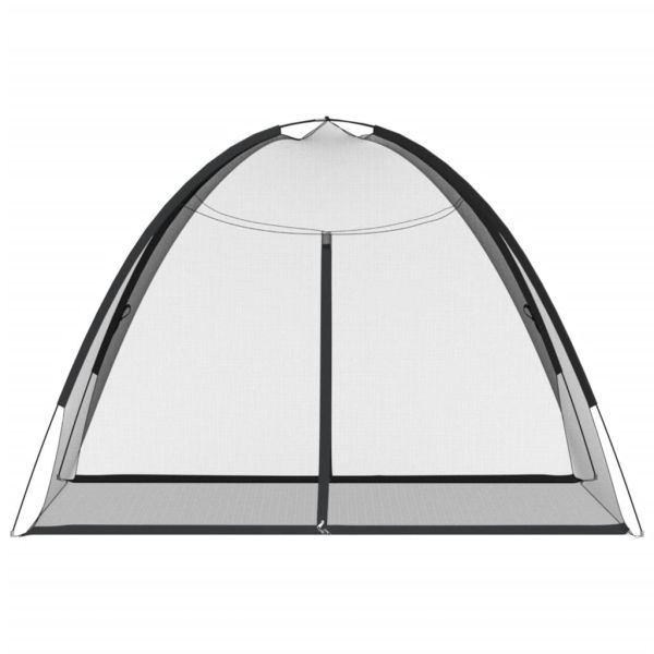 Мрежа против комари Монголия с врати 220 черна 200x150x140 см