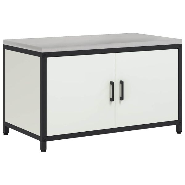 Съхранение в кухнята с рафт Бяло 60 x 50 x 92 см Стомана