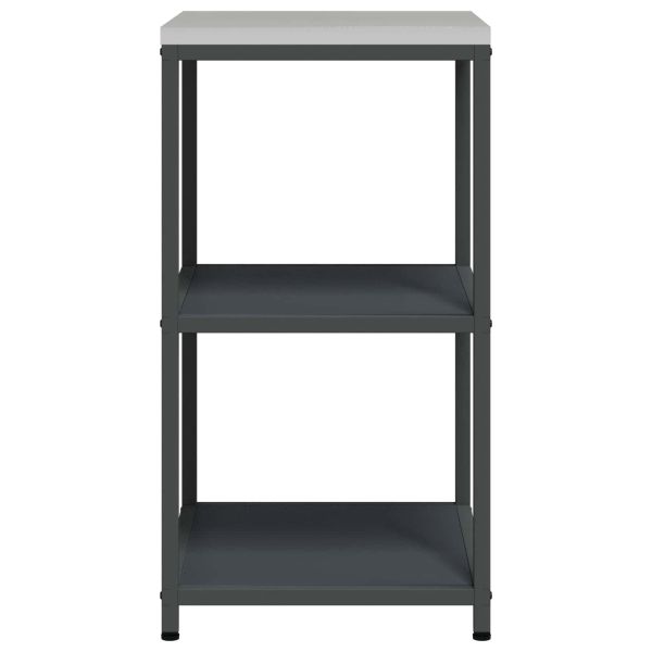 Съхранение в кухнята с рафт Антрацит 60 x 50 x 92 см Стомана