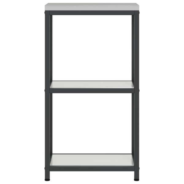 Съхранение в кухнята с рафт Сребрист 60 x 50 x 92 см Стомана