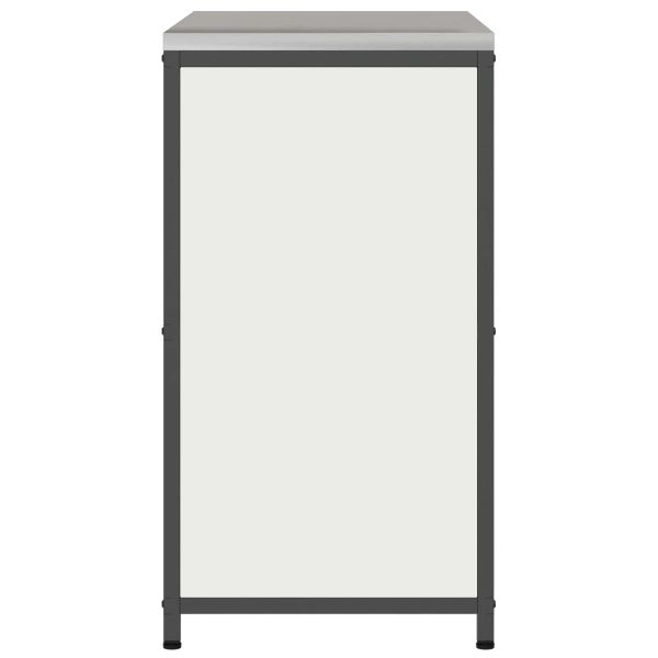 Съхранение в кухнята с рафт Бяло 60 x 50 x 92 см Стомана