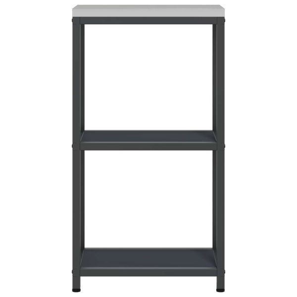 Съхранение в кухнята с рафт Антрацит 60 x 50 x 92 см Стомана