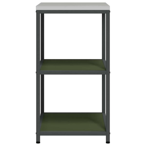 Съхранение в кухнята Маслинено зелено 60 x 50 x 92 см Стомана