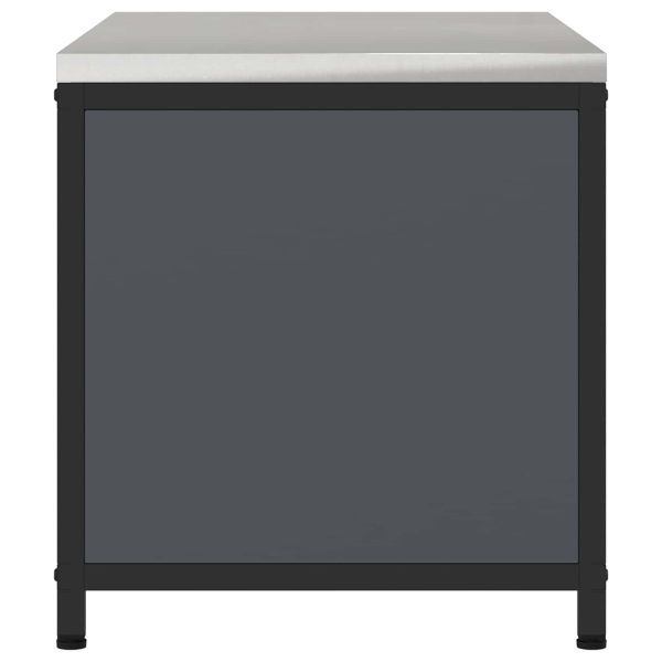 Съхранение в кухнята с рафт Антрацит 60 x 50 x 92 см Стомана