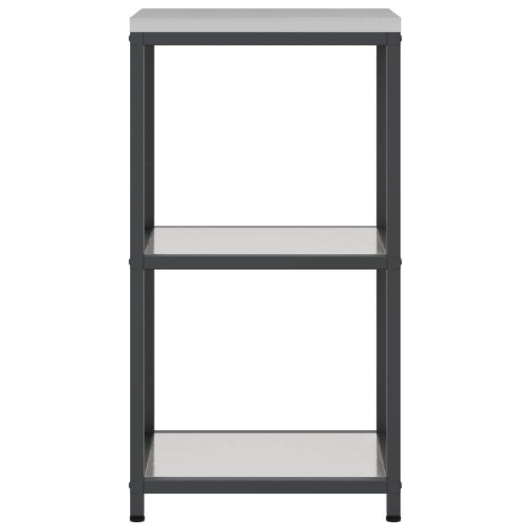 Съхранение в кухнята с рафт Сребрист 60 x 50 x 92 см Стомана