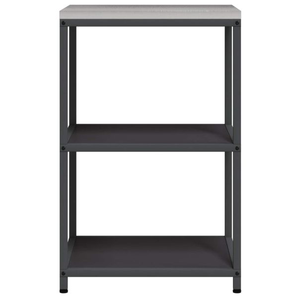 Съхранение в кухнята с рафт Черно 60 x 50 x 92 см Стомана