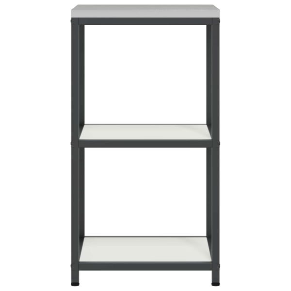 Съхранение в кухнята с рафт Бяло 60 x 50 x 92 см Стомана