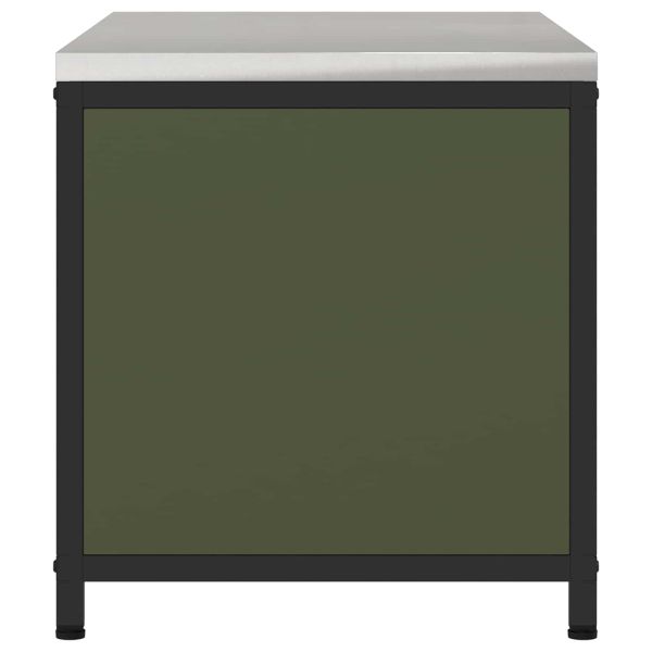 Съхранение в кухнята Маслинено зелено 60 x 50 x 92 см Стомана
