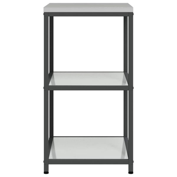 Съхранение в кухнята с рафт Сребрист 60 x 50 x 92 см Стомана