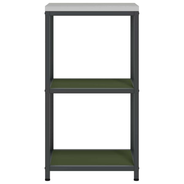 Съхранение в кухнята Маслинено зелено 60 x 50 x 92 см Стомана