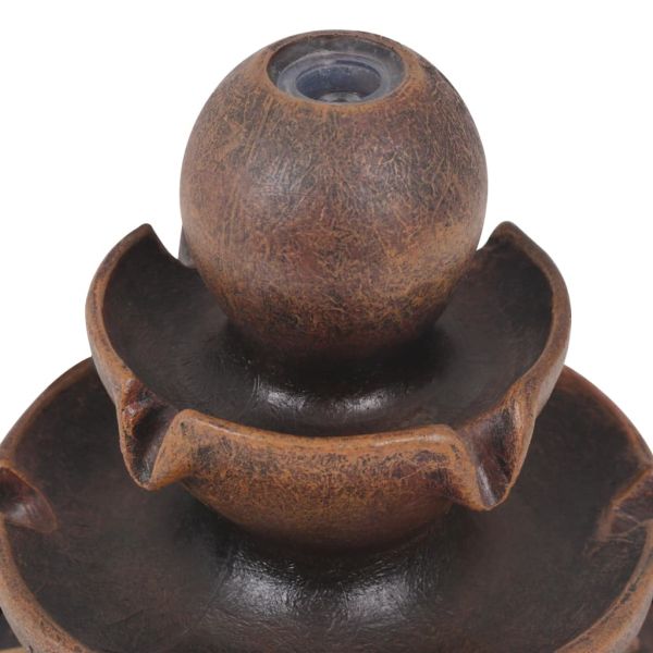 Вътрешен фонтан с помпа, полирезин