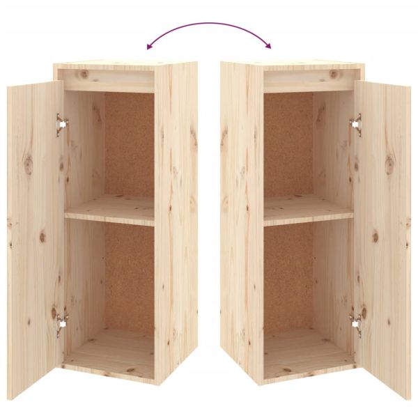 ТВ шкафове, 6 бр, бор масив