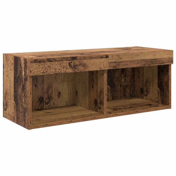 Стойки за телевизор 6 pcs Старо дърво Инженерно дърво