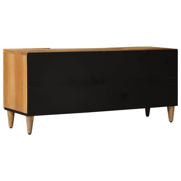 ТВ шкаф Естествен 105 x 33,5 x 46 см Солидно мангово дърво