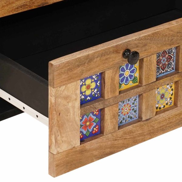 Служебен шкаф Естествен 60 x 33 x 75 cm Солидно мангово дърво