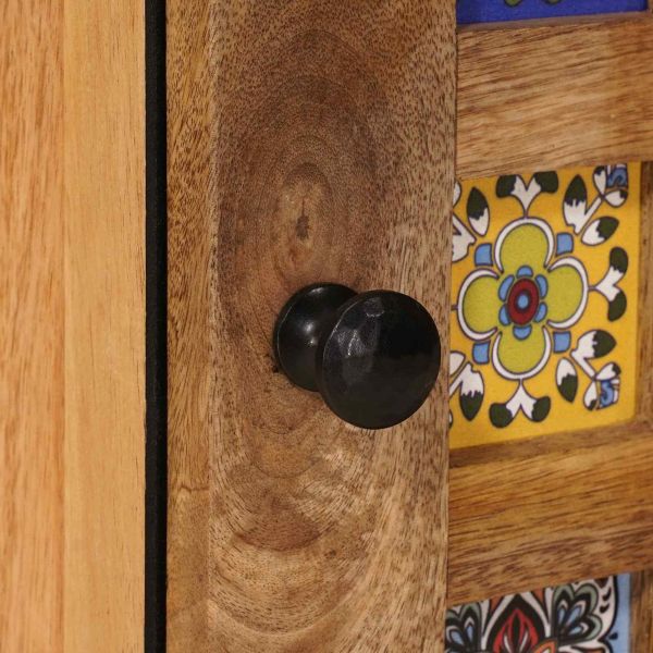 Нощен шкаф Естествен 50 x 33 x 60 см Солидно мангово дърво