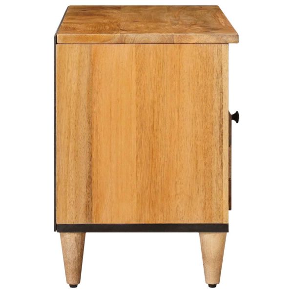 ТВ шкаф Естествен 100 x 33,5 x 46 см Солидно мангово дърво