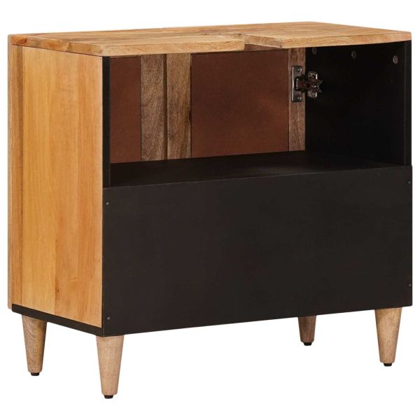 Шкаф за мивка в баня със съхранение Естествен 62 x 33 x 58 см