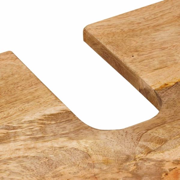 Шкаф за мивка в баня със съхранение Естествен 62 x 33 x 58 см