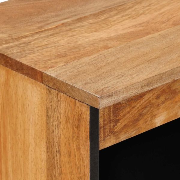 Служебен шкаф Естествен 60 x 33,5 x 75 см Солидно мангово дърво