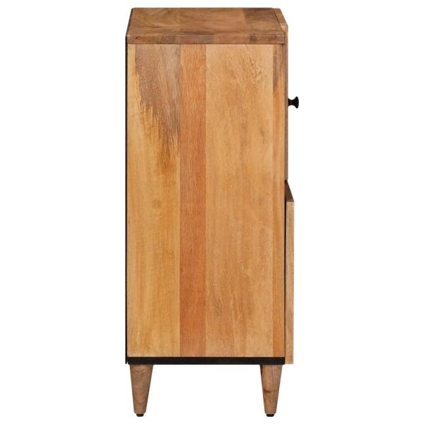 Служебен шкаф Естествен 80 x 33,5 x 75 см Солидно мангово дърво