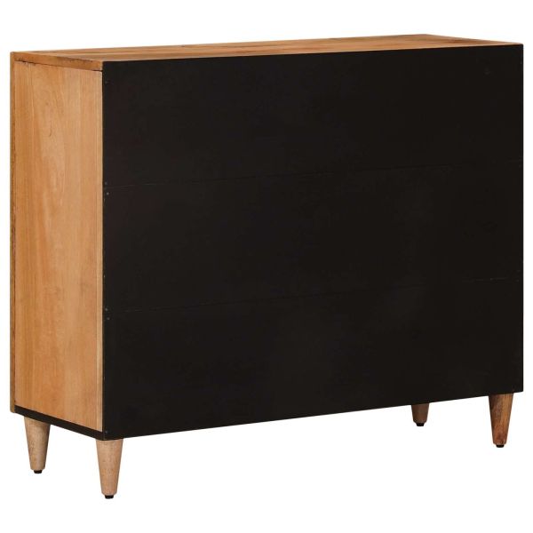 Служебен шкаф Естествен 90 x 33,5 x 75 см Солидно мангово дърво