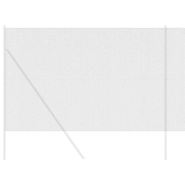 Шестоъгълна ограда Сив 1,5 x 10 m ПВЦ