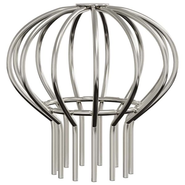 Защита за листа на улука 2 pcs Сребрист 75 мм