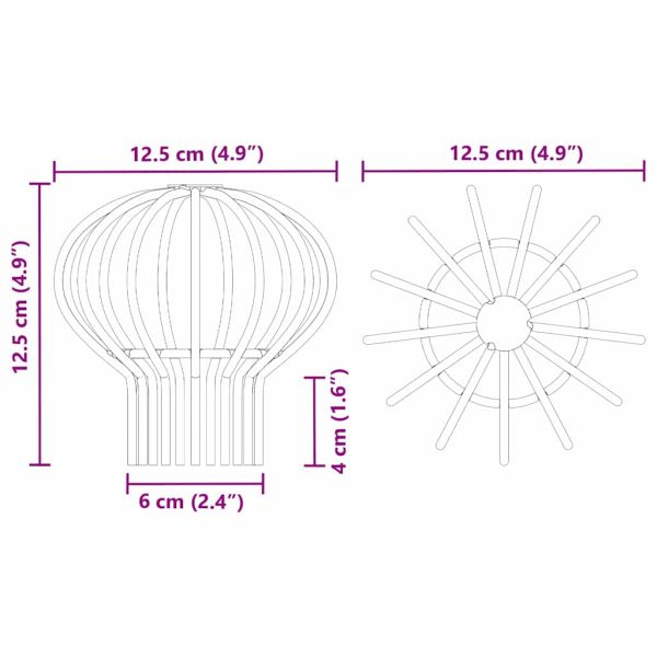 Защита за листа на улука 2 pcs Сребрист 75 мм