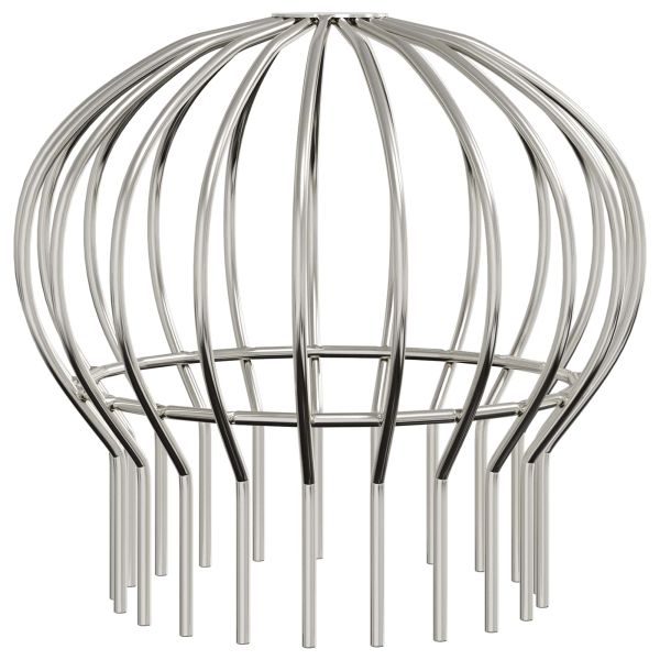 Защита за листа на улука 8 pcs Сребрист 200 mm