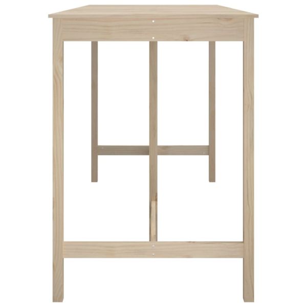 Бар маса, 180x80x110 см, борово дърво масив