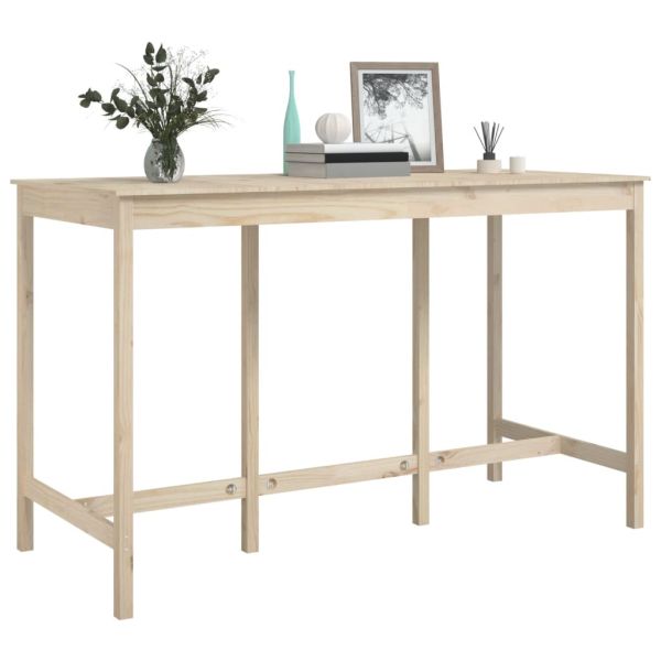 Бар маса, 180x80x110 см, борово дърво масив